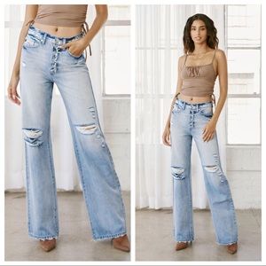 Friday Night Fling Ultra High Rise 90s Flare Jeans
